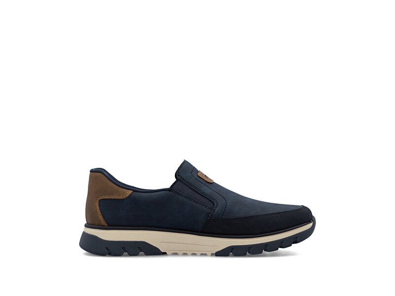 Rieker - Slipper: Oakdale/Divano - Blau 