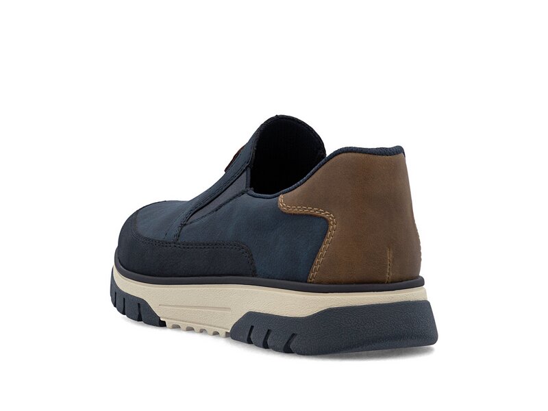 Rieker - Slipper: Oakdale/Divano - Blau 