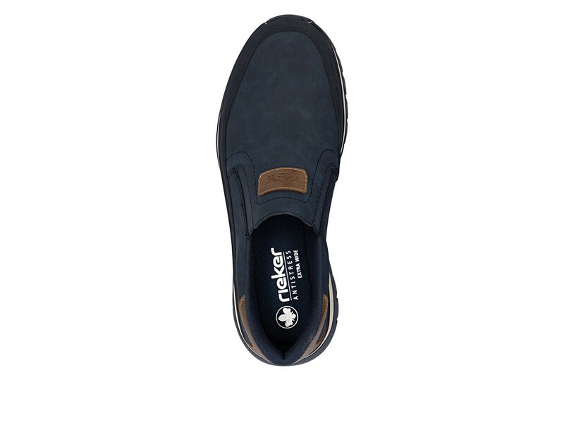 Rieker - Slipper: Oakdale/Divano - Blau 