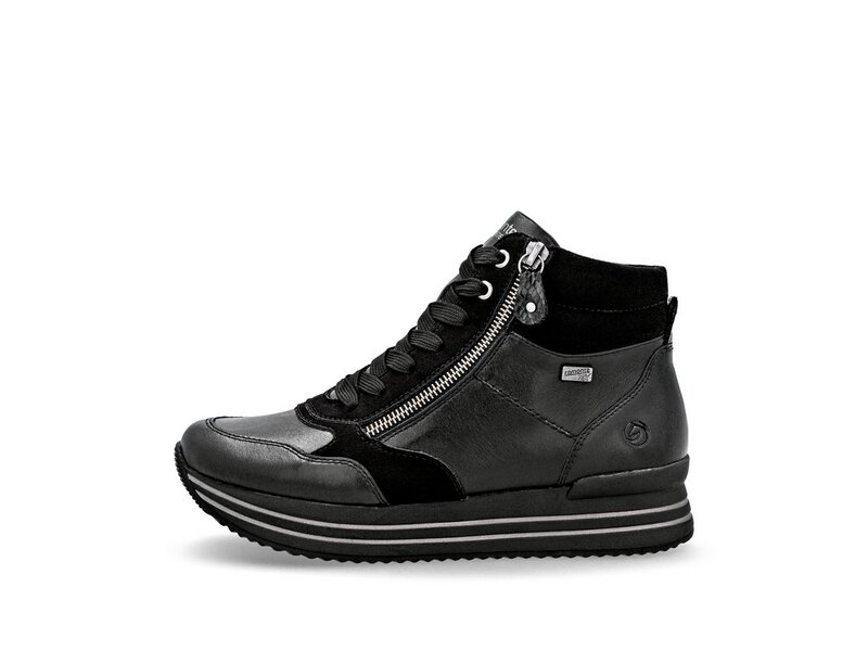 Remonte - Schnürstiefel D1371 - Schwarz 