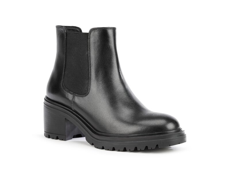 Geox - D DAMIANA G - VIT.LISCIO - Schwarz 