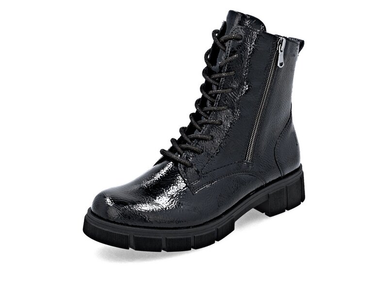 Remonte - Schnürstiefel D2S72 - Schwarz 