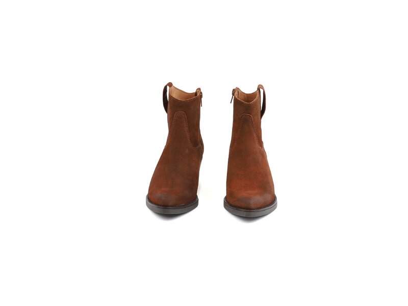 Apple of Eden - Western Ankle Boot - EVIE 51 RUST - Braun 