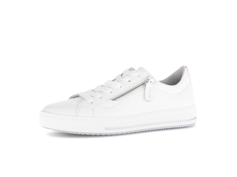Gabor - Schnürhalbschuhe - Weiß 