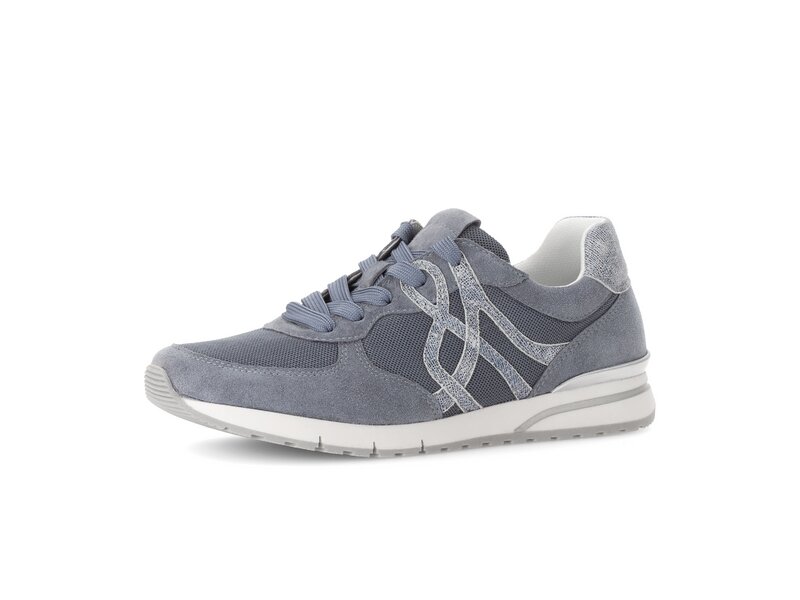 Gabor - Schnürhalbschuhe - Blau 