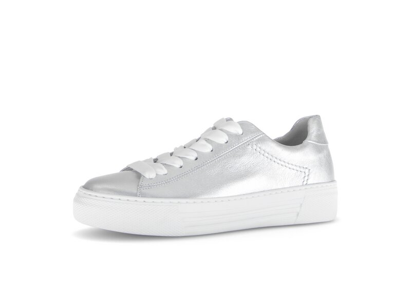 Gabor - Schnürhalbschuhe - Silber 