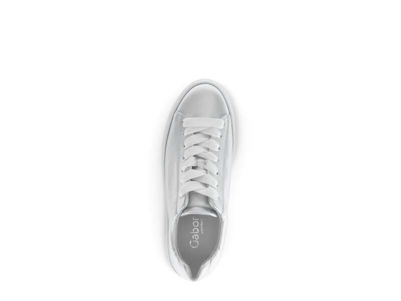 Gabor - Schnürhalbschuhe - Silber 