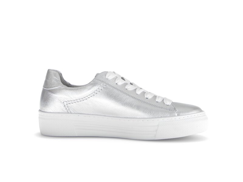 Gabor - Schnürhalbschuhe - Silber 