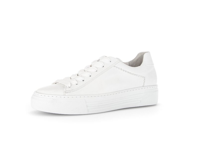 Gabor - Schnürhalbschuhe - Weiß 