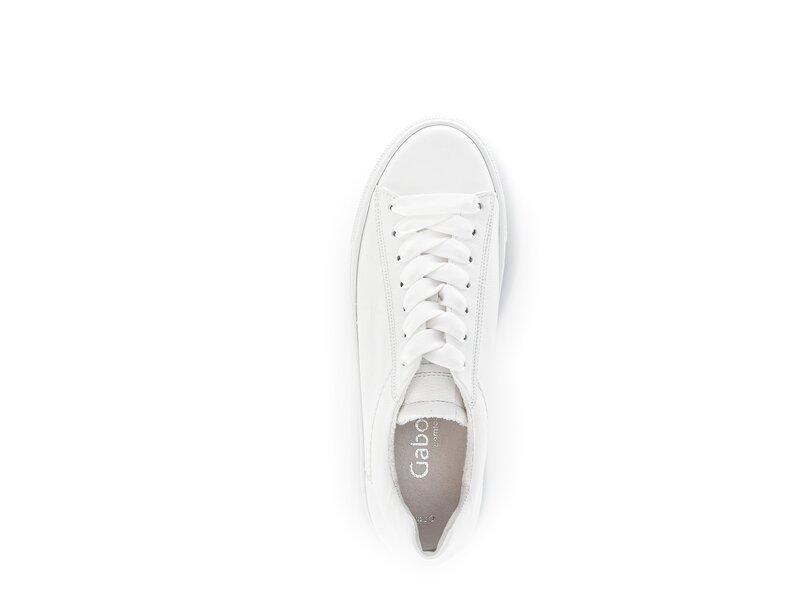 Gabor - Schnürhalbschuhe - Weiß 