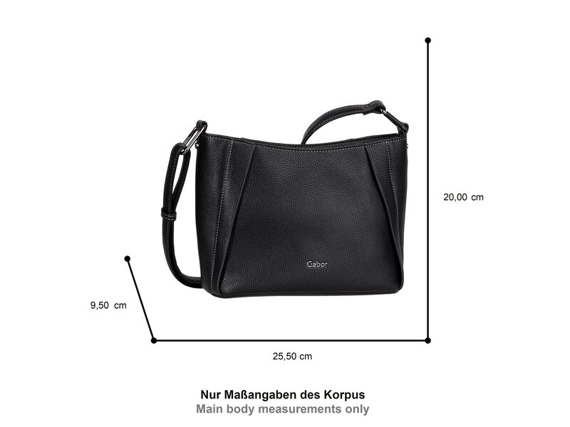 Gabor Bags - Umh&auml;ngetasche: Brianne - Schwarz 