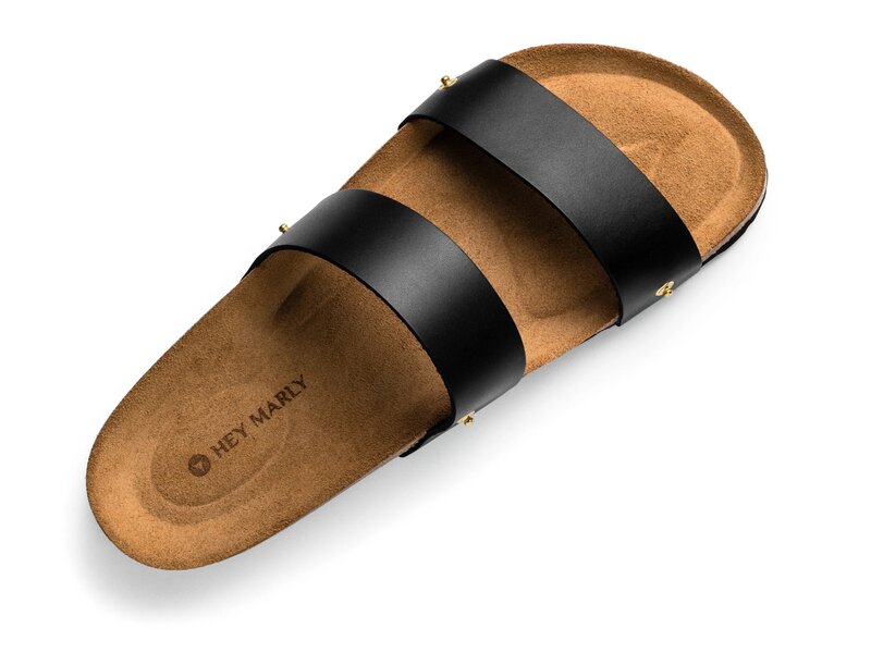 Hey Marly - Casual Cork PS2 - Schwarz 