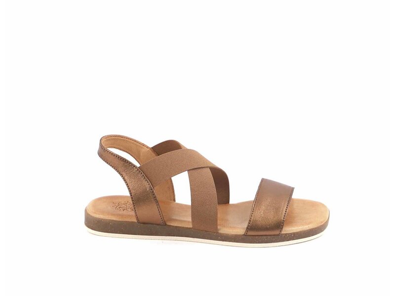 Apple of Eden - IRIS 55 - Flat Sandal - Bronze 