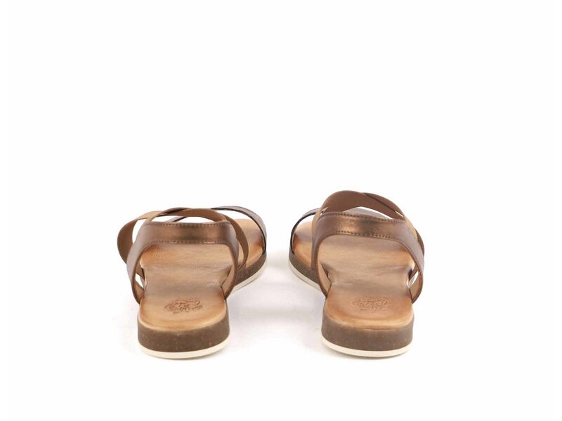 Apple of Eden - IRIS 55 - Flat Sandal - Bronze 