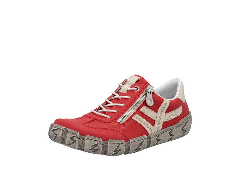Rieker - Halbschuhe - Rot 