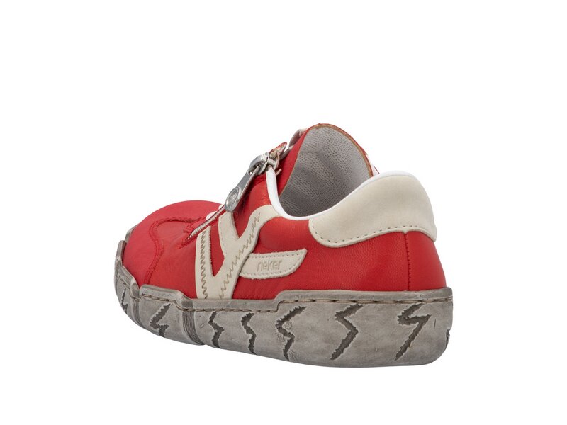 Rieker - Halbschuhe - Rot 