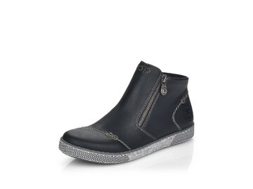 Rieker - Stiefeletten: France - Schwarz