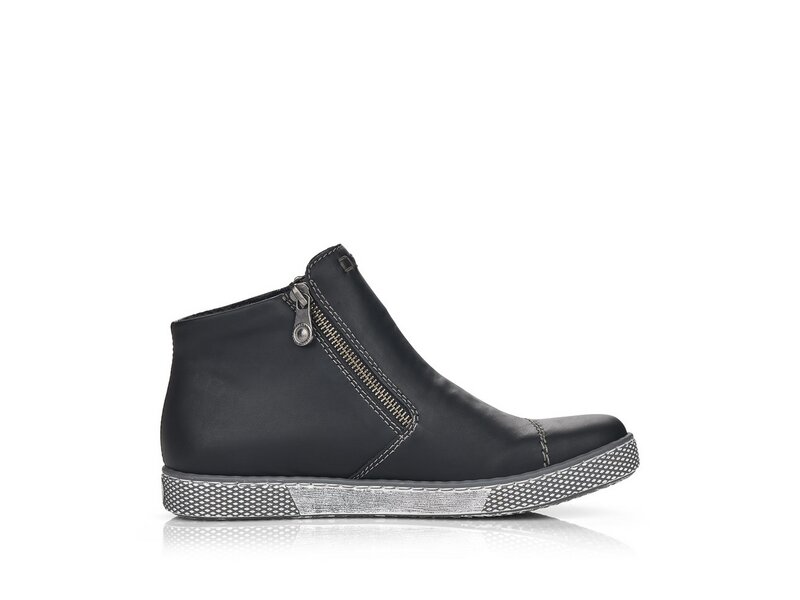 Rieker - Stiefeletten: France - Schwarz 