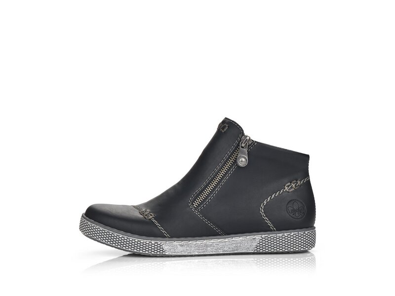 Rieker - Stiefeletten: France - Schwarz 
