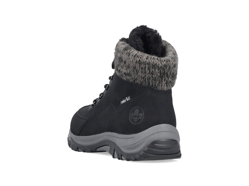 Rieker - Waiho/Knit - Schwarz 