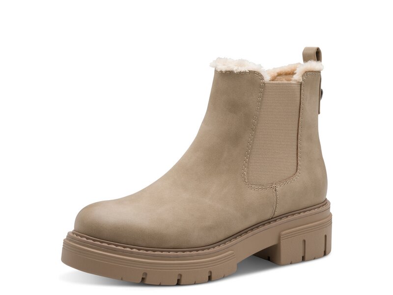 Marco Tozzi - Stiefel: Chelsea Boot - Beige 