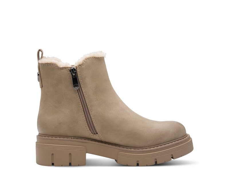 Marco Tozzi - Stiefel: Chelsea Boot - Beige 