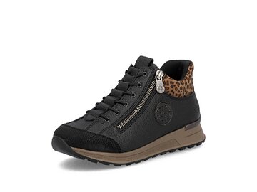 Rieker - Sneaker: Wildebuk/Ravi - Schwarz