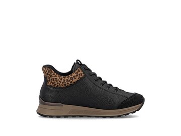 Rieker - Sneaker: Wildebuk/Ravi - Schwarz