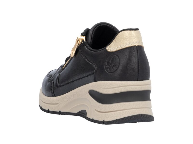 Rieker - DA-Halbschuhe - N9301-00 - Schwarz 