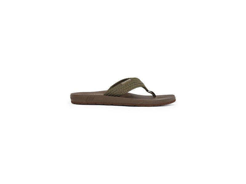 Tommy Hilfiger - MOLDED HILFIGER WEB BEACH SANDAL - Grün 