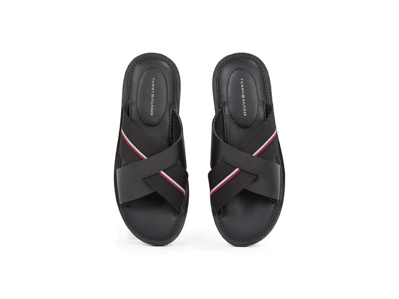 Tommy Hilfiger - CORE HILFIGER LH CRISS C SANDAL - Schwarz 