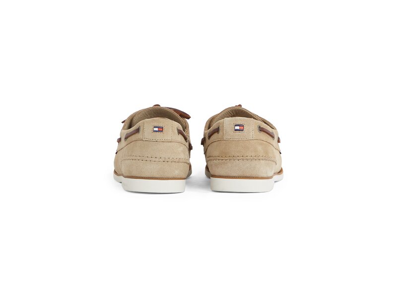 Tommy Hilfiger - TH BOAT SHOE CORE SUEDE - Beige 