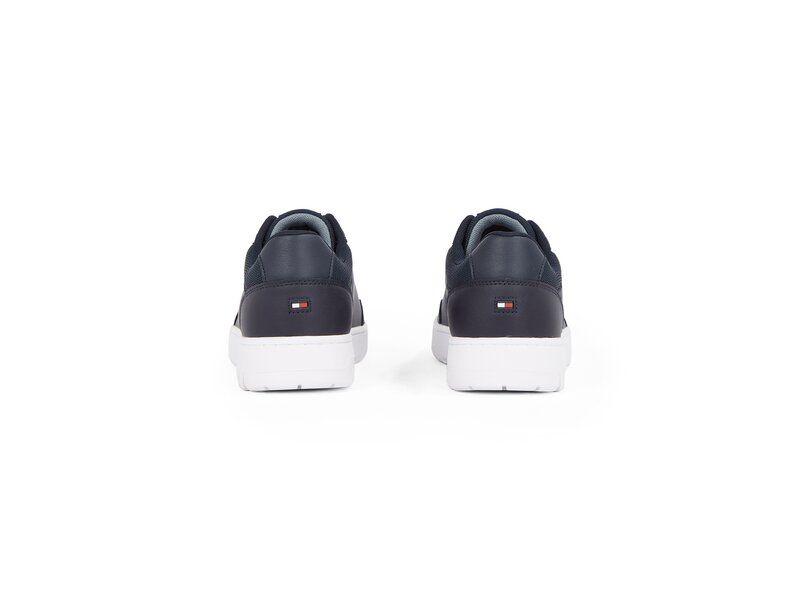Tommy Hilfiger - TH BASKET CORE LTH PINPERF - Blau 