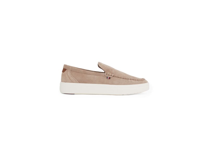 Tommy Hilfiger - MODERN LIGHT HYBRID SUEDE LOAFER - Beige 