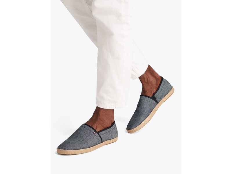 Tommy Hilfiger - HILFIGER CHAMBRAY ESPADRILLE - Blau 