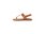 Tommy Hilfiger - LEATHER THONG SANDAL - Braun 
