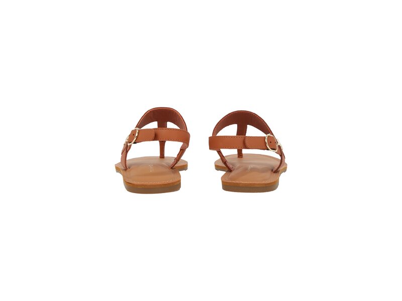 Tommy Hilfiger - LEATHER THONG SANDAL - Braun 