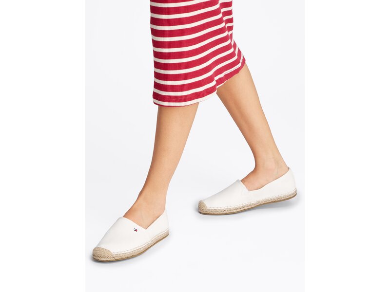 Tommy Hilfiger - FLAG CANVAS ESPADRILLE - Weiß 