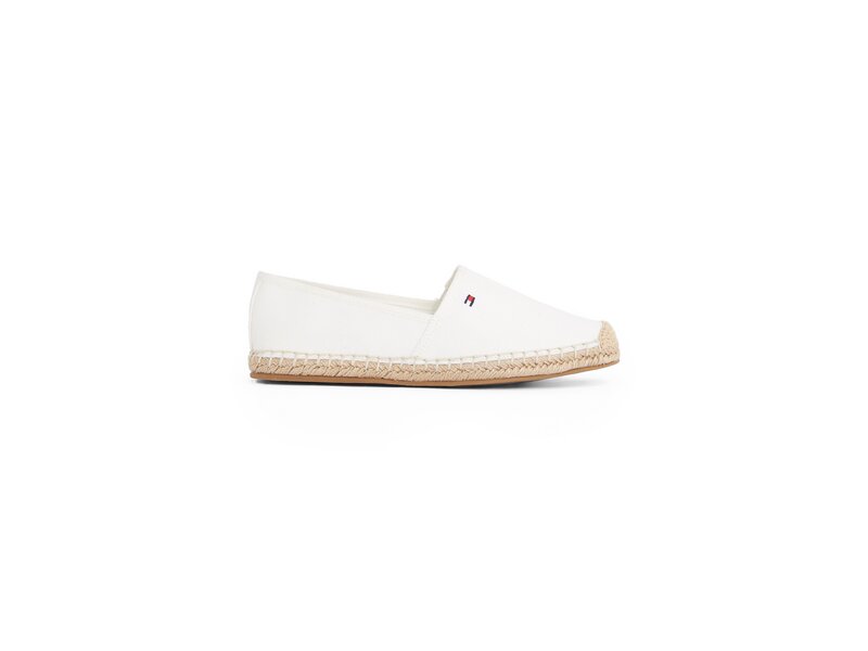 Tommy Hilfiger - FLAG CANVAS ESPADRILLE - Weiß 