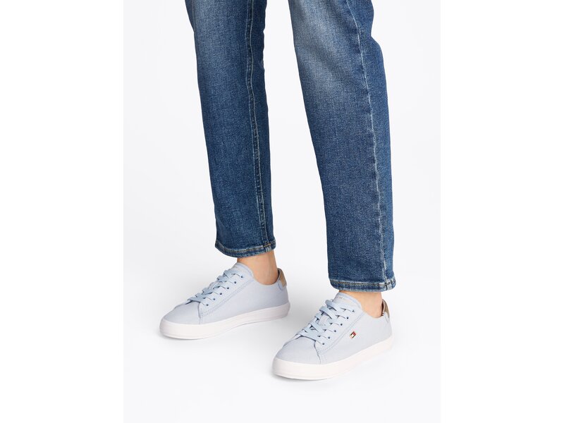 Tommy Hilfiger - VULC CANVAS LACE UP SNEAKER - Blau 
