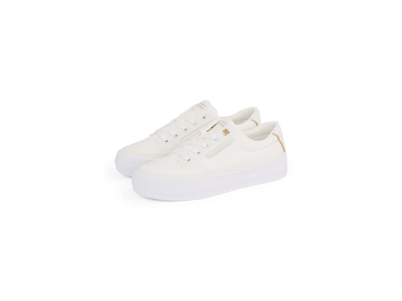 Tommy Hilfiger - ESSENTIAL VULC TEXTILE SNEAKER - Weiß 