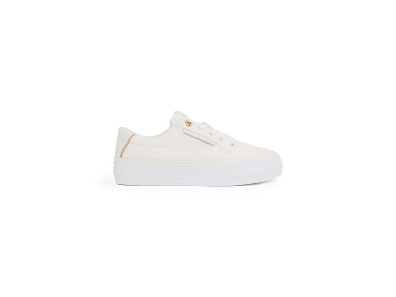 Tommy Hilfiger - ESSENTIAL VULC TEXTILE SNEAKER - Weiß 