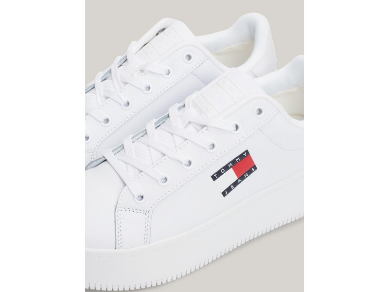 Tommy Hilfiger-TJW FLATFORM ESS-Weiß 