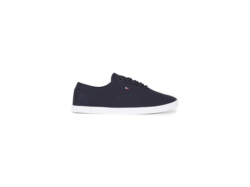Tommy Hilfiger - Canvas Lace Up Sneaker - FW0FW07805/DW6 - Space Blue 