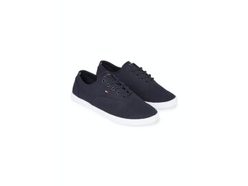 Tommy Hilfiger - Canvas Lace Up Sneaker - FW0FW07805/DW6 - Space Blue