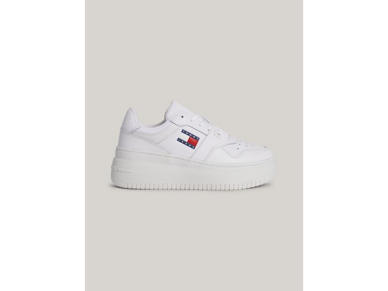 Tommy Hilfiger - TJW RETRO BASKET FLATFORM ESS - Weiß 