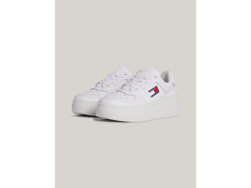 Tommy Hilfiger - TJW RETRO BASKET FLATFORM ESS - Weiß 