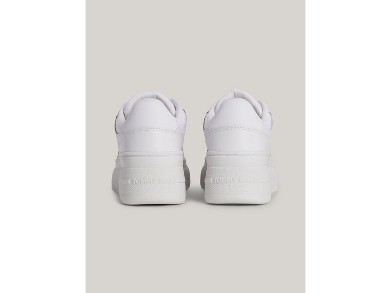 Tommy Hilfiger - TJW RETRO BASKET FLATFORM ESS - Weiß 