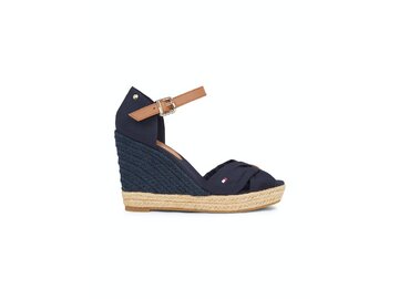 Tommy Hilfiger - Basic Open Toe High Wedge - FW0FW04784/DW6 - Space Blue