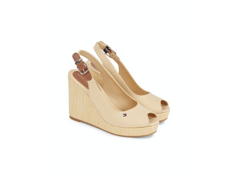 Tommy Hilfiger - Iconic Elena Sling Back Wedge - FW0FW04789/ACR - Harvest Wheat 